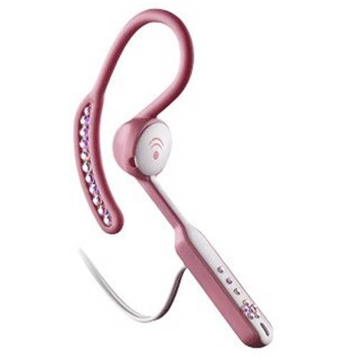 Plantronics M60 BLING M60 Bling Over The Ear Style Mobile Headset W/ Boom Mic (Pink W/ Crystal Accents)