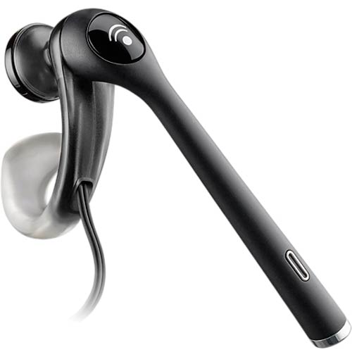 Plantronics MX250_Black Flex Grip Headset with Noise Canceling Boom Mic