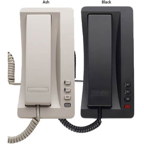 Telematrix 3302TRM A 2-Line Trimline Hospitality Common Area Phone - Ash