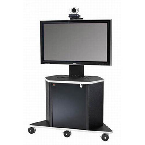 Video Furniture Int'l Package C - PMS-B Single Monitor Mount and PL3070 Monitor Cart for 32