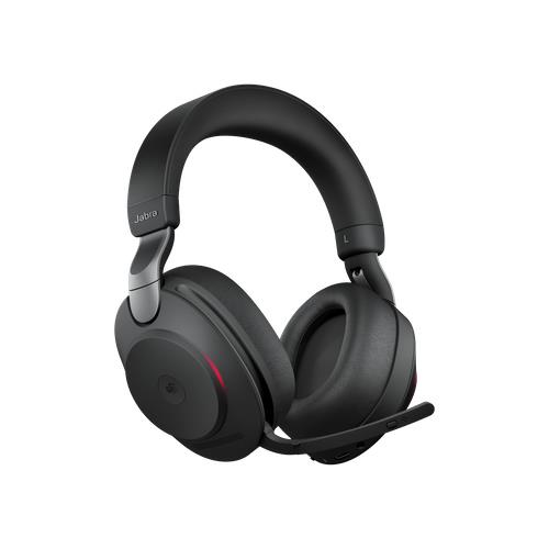 Jabra Evolve 2 85 Wireless Headset Link 380c MS Stereo - Black